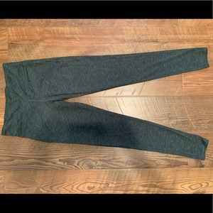 Dark green cotton leggings